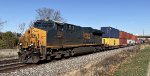 CSX 3341 leads I135 west on 2.